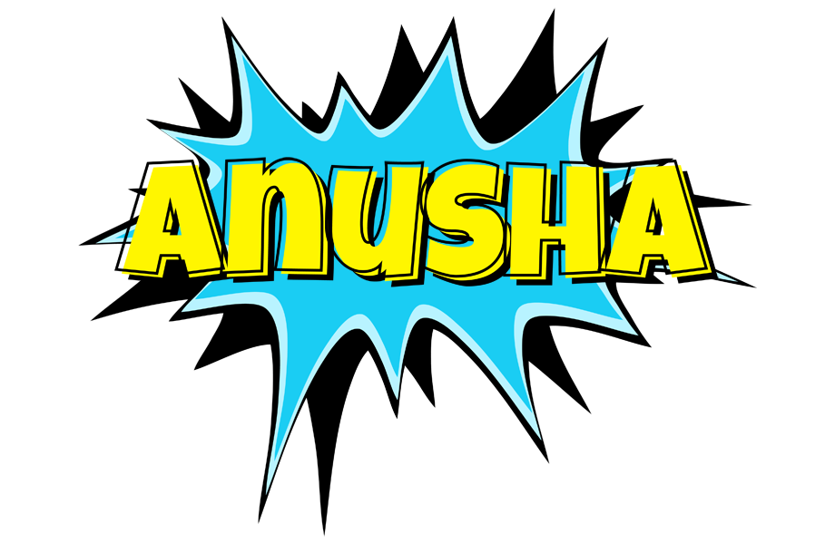 Anusha amazing logo