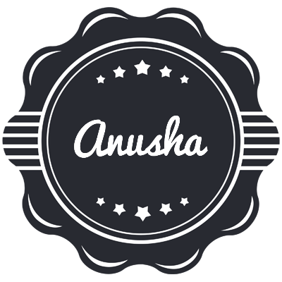 Anusha badge logo