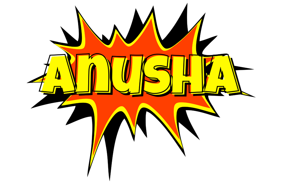 Anusha bazinga logo