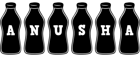 Anusha bottle logo