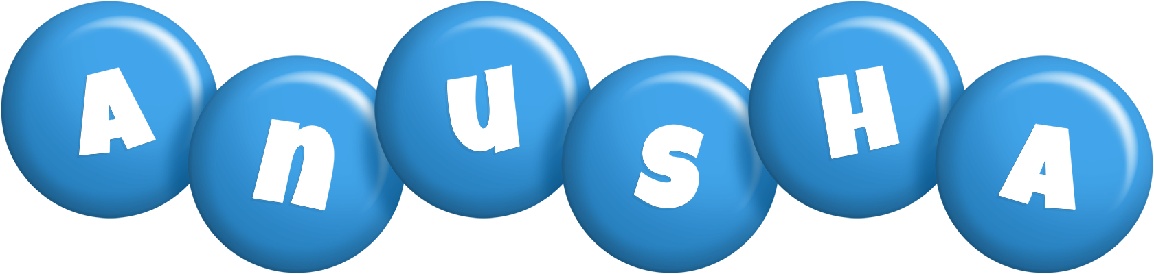 Anusha candy-blue logo