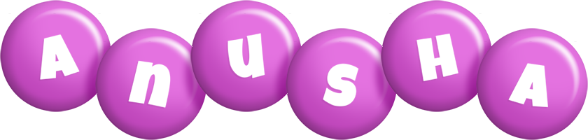 Anusha candy-purple logo