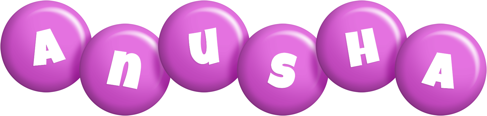 Anusha candy-purple logo