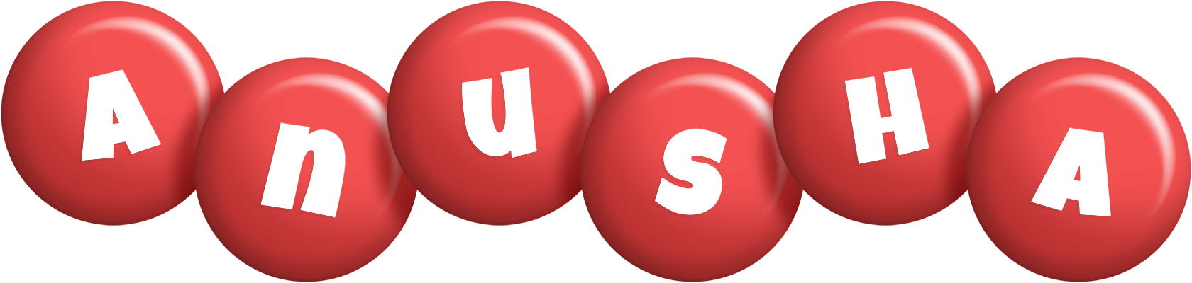 Anusha candy-red logo