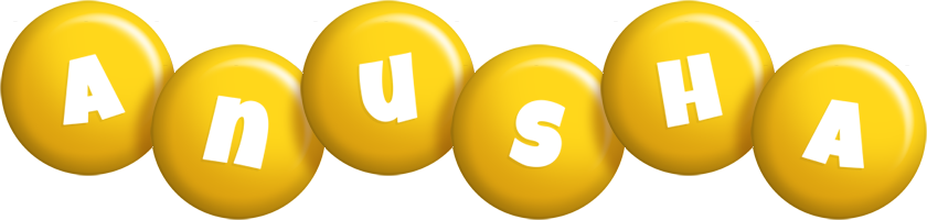 Anusha candy-yellow logo