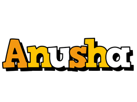 Anusha cartoon logo