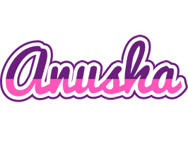 Anusha cheerful logo