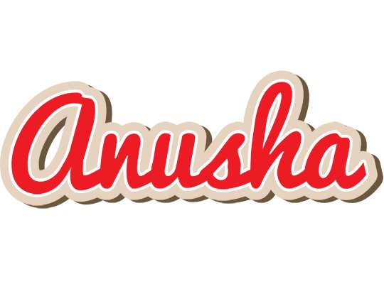 Anusha chocolate logo