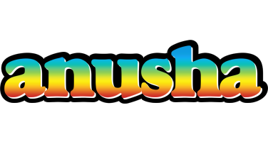 Anusha color logo