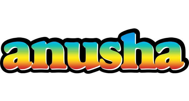 Anusha color logo