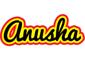 Anusha flaming logo