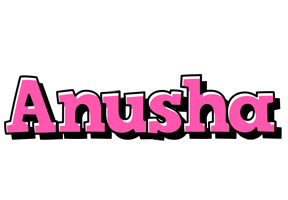 Anusha girlish logo