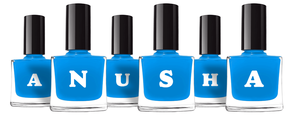 Anusha glossy logo