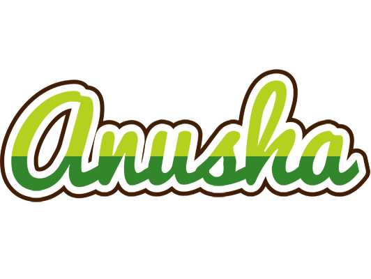 Anusha golfing logo