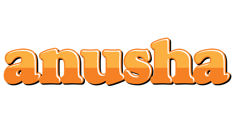 Anusha orange logo