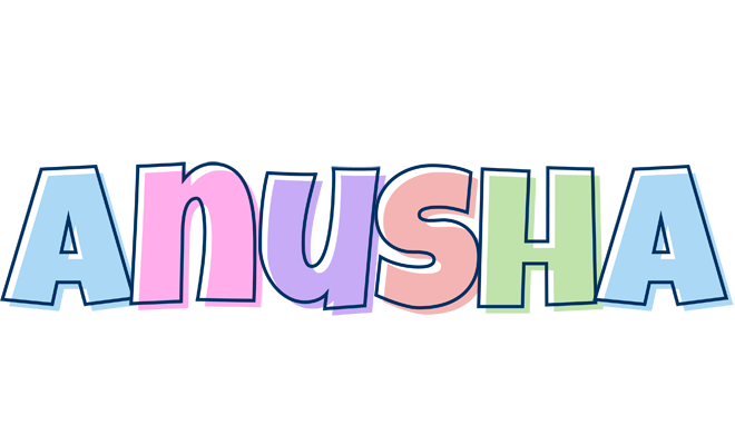 Anusha pastel logo
