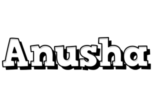Anusha snowing logo