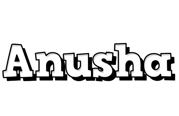 Anusha snowing logo