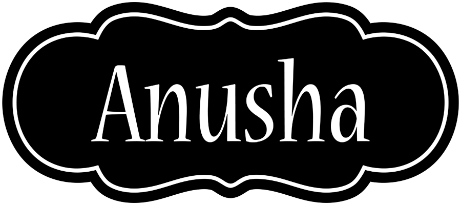 Anusha welcome logo