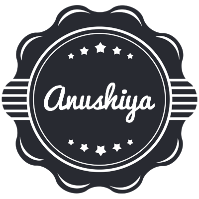 Anushiya badge logo