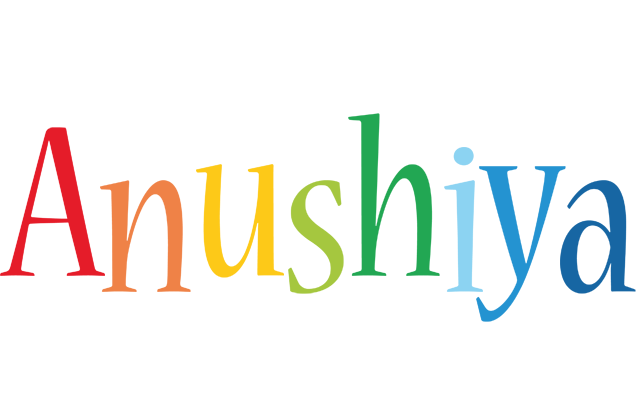 Anushiya birthday logo