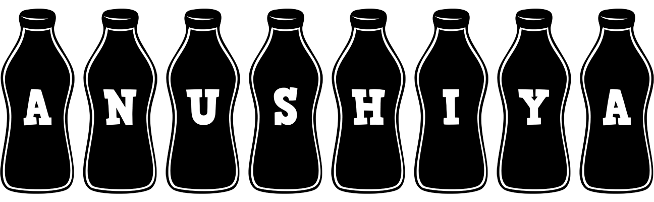 Anushiya bottle logo