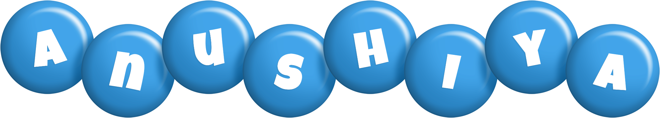 Anushiya candy-blue logo