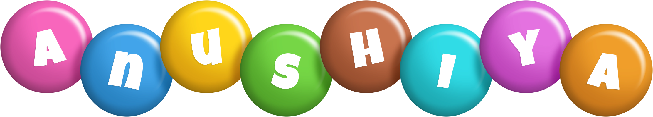 Anushiya candy logo