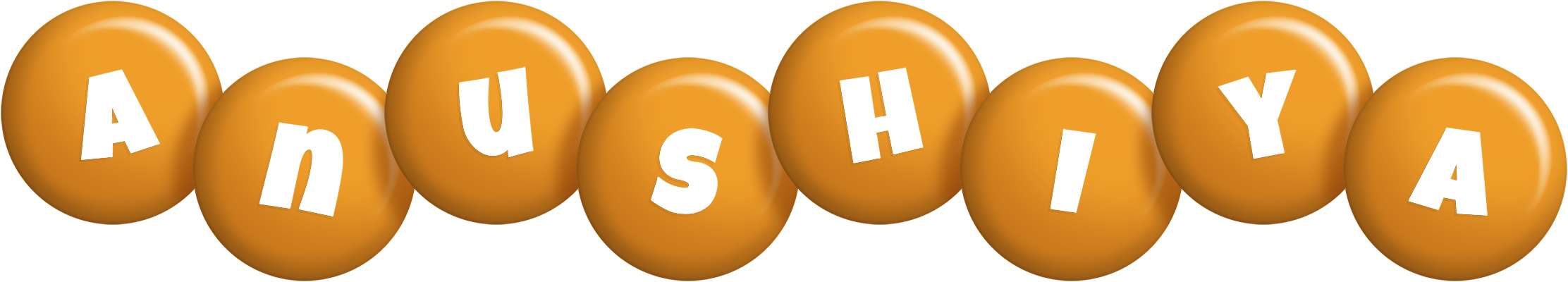 Anushiya candy-orange logo