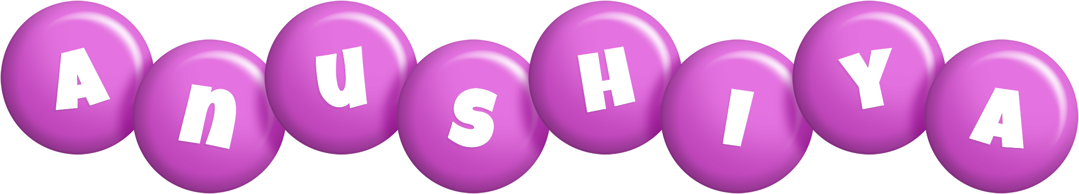 Anushiya candy-purple logo
