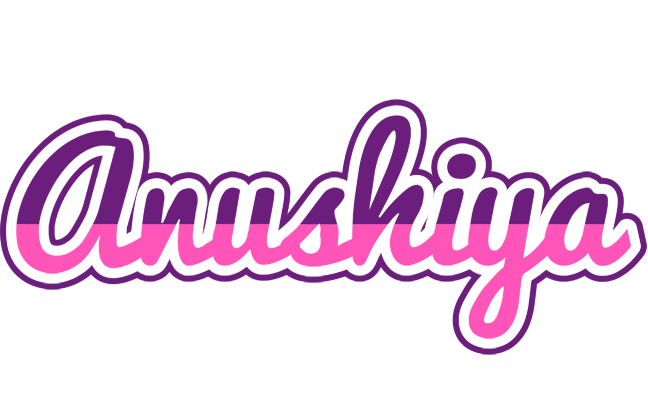 Anushiya cheerful logo