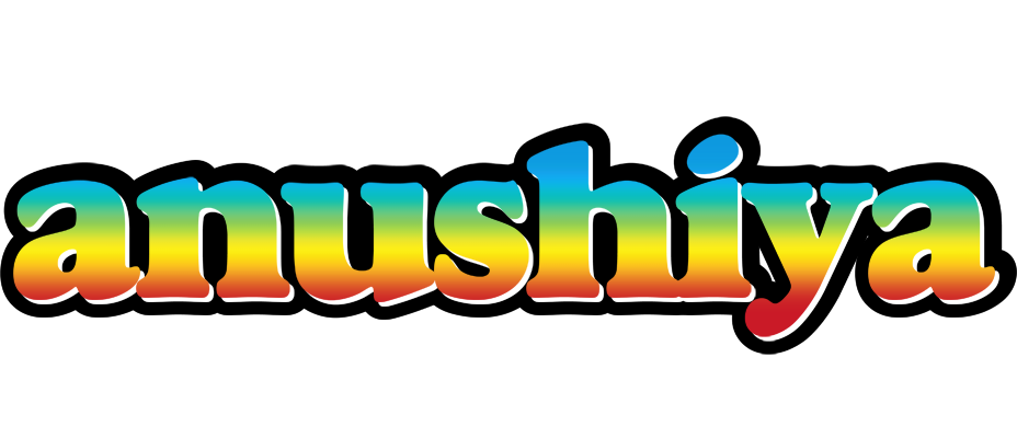 Anushiya color logo