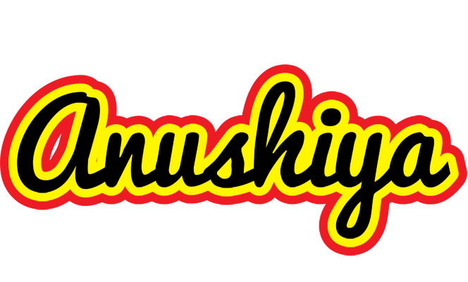 Anushiya flaming logo