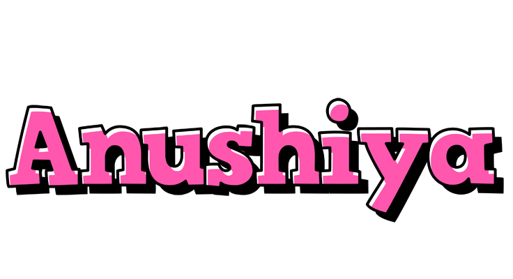 Anushiya girlish logo