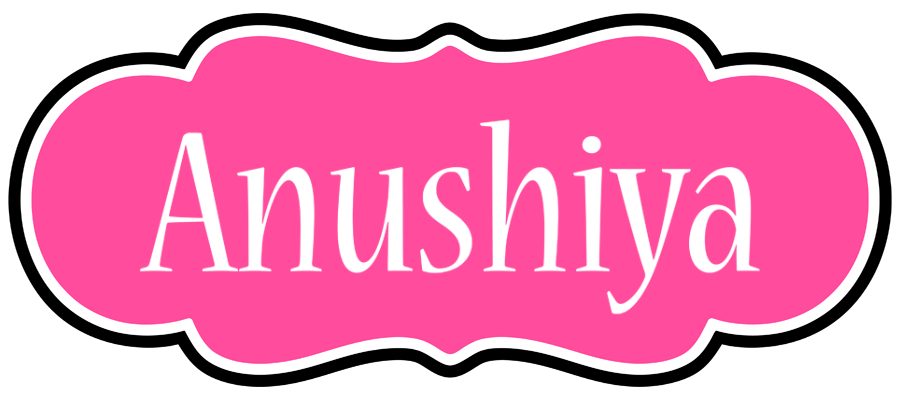 Anushiya invitation logo