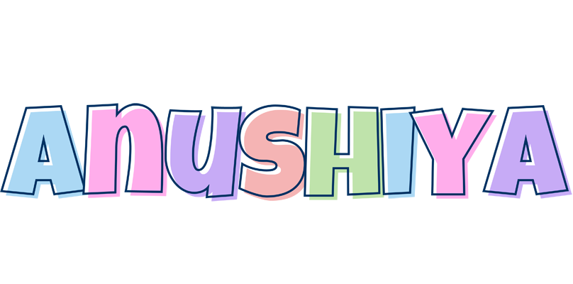 Anushiya pastel logo
