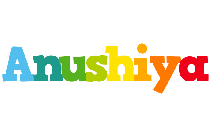 Anushiya rainbows logo