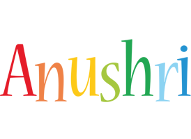 Anushri birthday logo