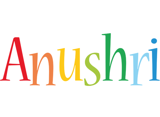 Anushri birthday logo