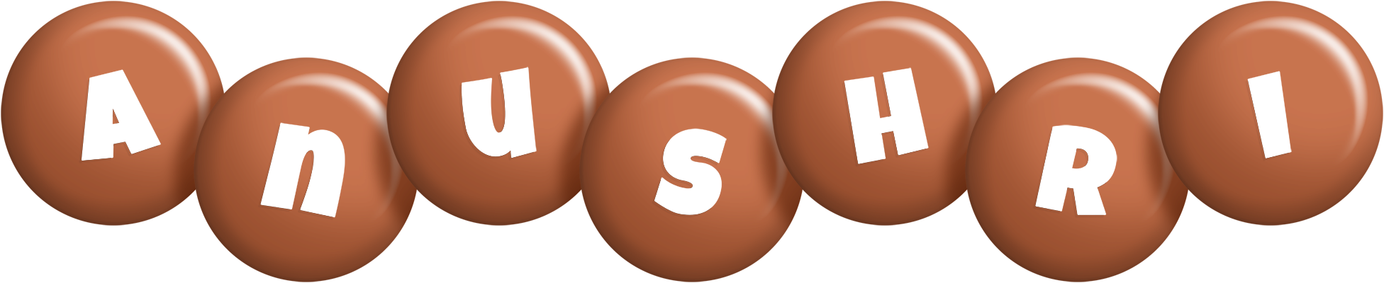 Anushri candy-brown logo