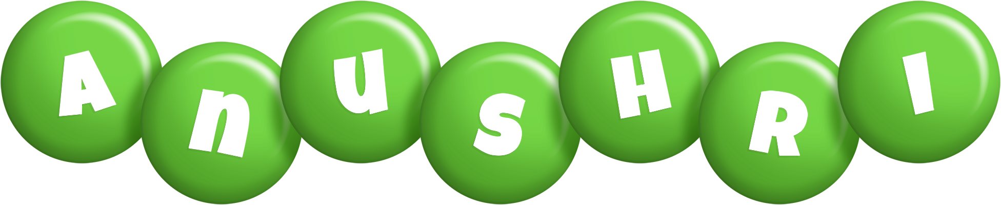 Anushri candy-green logo