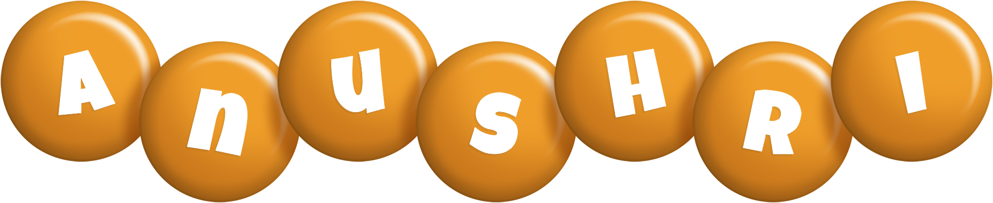 Anushri candy-orange logo