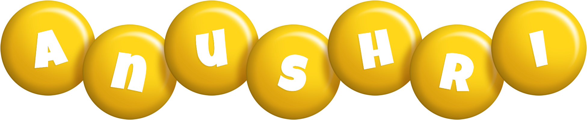 Anushri candy-yellow logo