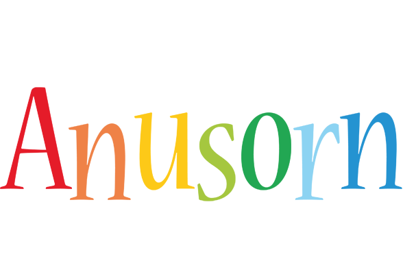 Anusorn birthday logo