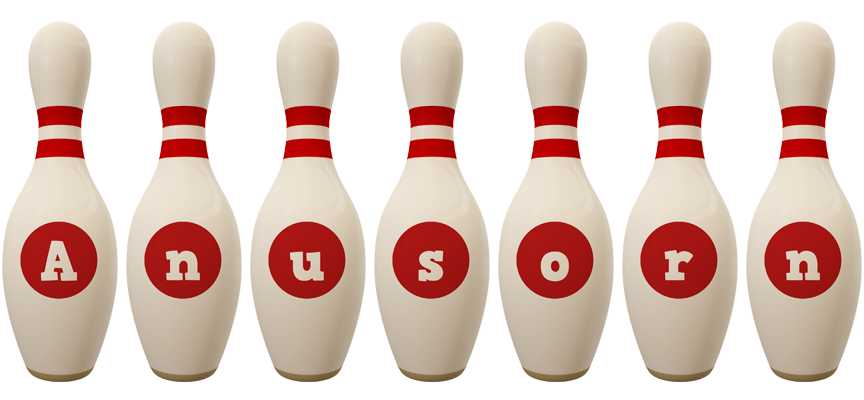 Anusorn bowling-pin logo