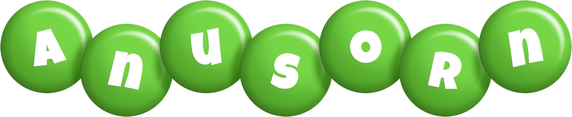Anusorn candy-green logo