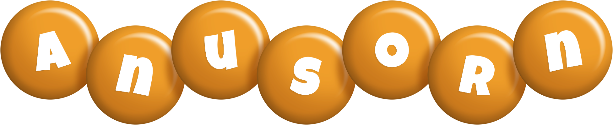 Anusorn candy-orange logo