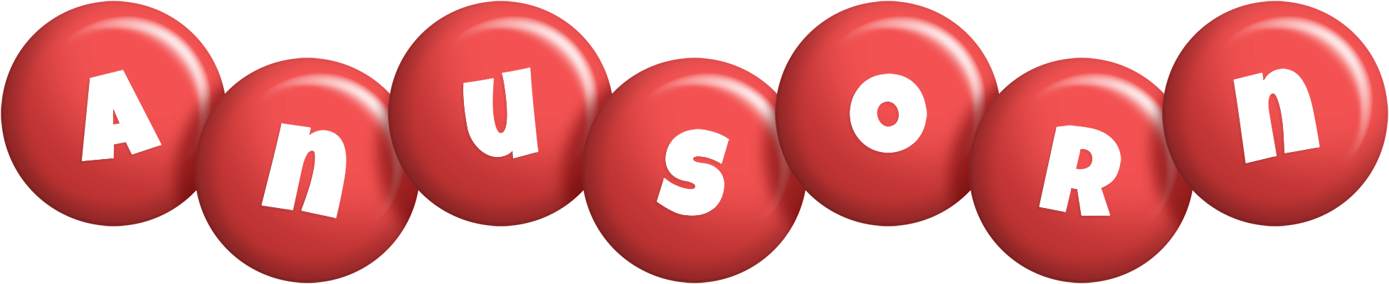 Anusorn candy-red logo
