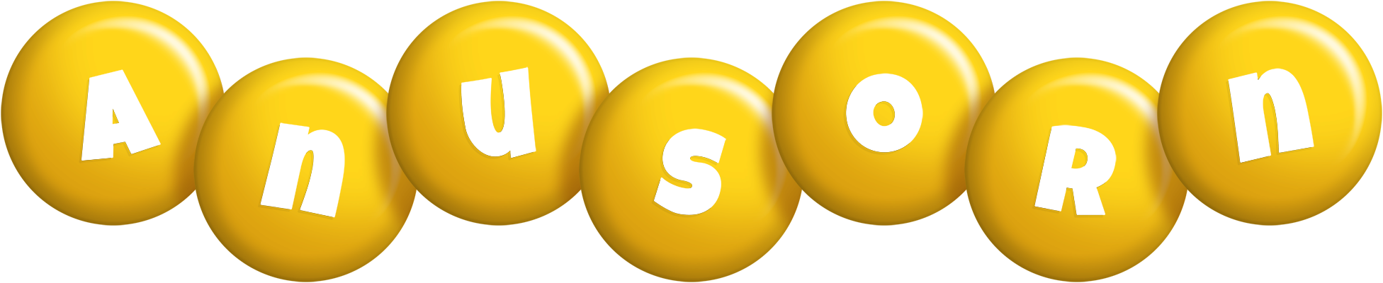 Anusorn candy-yellow logo