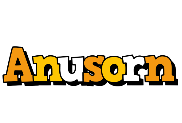 Anusorn cartoon logo